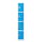 Adiroffice 12 in W, 12 in D, 72 in H, Steel ADI629-204-BLU-4PK - alternate 4
